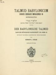 Cover of: Der Babylonische Talmud