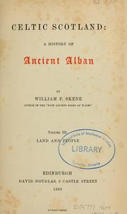 Cover of: Celtic Scotland: a history of ancient Alban