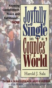 Cover of: Joyfully single in a couples' world