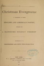 Cover of: Christmas evergreens