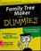 Cover of: Family tree maker for dummies