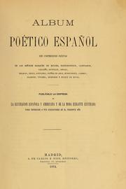 Cover of: Album poético español