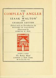 Cover of: The compleat angler