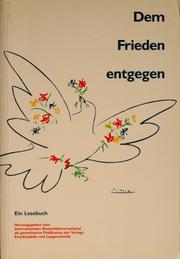 Cover of: Dem Frieden entgegen