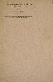 Cover of: The Thelephoraceae of North America