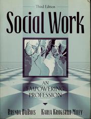Cover of: Social work: an empowering profession