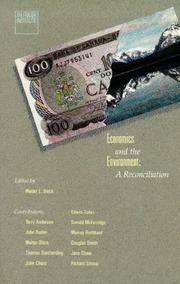 Cover of: Economics and the environment by edited by Walter Block ; contributors Terry Anderson ... [et al.].