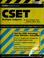 Cover of: CliffsTestPrep CSET multiple subjects