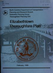 Cover of: Elizabethtown thoroughfare plan