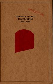 Cover of: Writings on art: 1969-1999