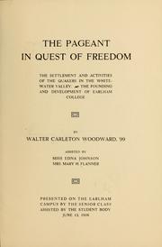 Cover of: The pageant in quest of freedom | Woodward, Walter Carleton