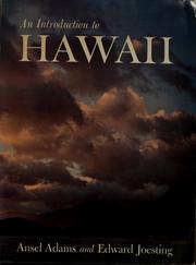 Cover of: An introduction to Hawaii by Edward Joesting