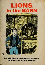 Cover of: Lions in the Barn by Virginia Frances Voight