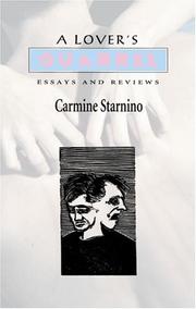 Cover of: A lover's quarrel by Carmine Starnino