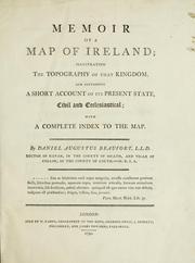 Cover of: Memoir of a map of Ireland by Daniel Augustus Beaufort