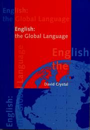 Cover of: English, the global language