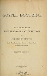Cover of: Gospel Doctrine: Selections from the Sermons and Writings of Joseph F. Smith