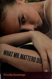 Cover of: What Mr. Mattero did