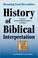 Cover of: History of biblical interpretation