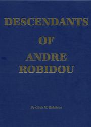 Cover of: DESCENDANTS OF ANDRE ROBIDOU
