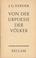 Cover of: Von der Urpoesie der Völker