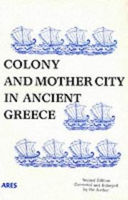 Cover of: Colony and Mother City in Ancient Greece