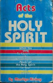 Cover of: Acts of the Holy Spirit by Marilyn Hickey