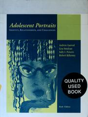 Cover of: Adolescent portraits by Andrew Garrod