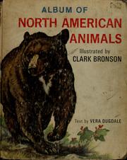 Cover of: Album of North American animals by Vera Dugdale