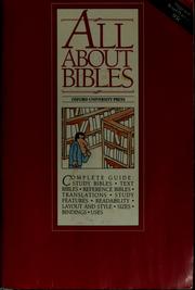 Cover of: All about bibles