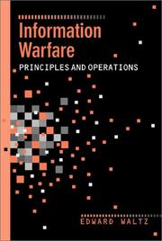 Cover of: Information warfare by Edward Waltz
