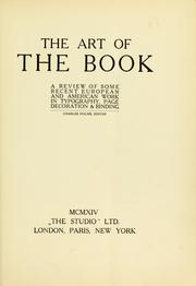 Cover of: The art of the book