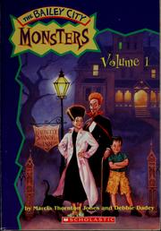 Cover of: The Bailey City monsters