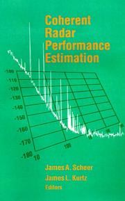 Cover of: Coherent radar performance estimation by James A. Scheer