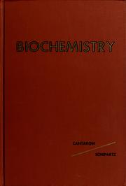Cover of: Biochemistry by Abraham Cantarow
