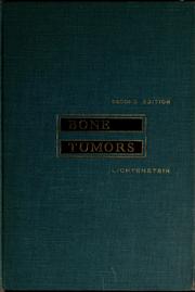 Cover of: Bone tumors by Louis Lichtenstein