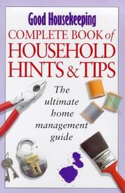 Cover of: "Good Housekeeping" Complete Book of Household Hints and Tips