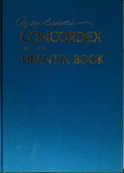 Cover of: Clyde Bedell's Concordex of The Urantia Book by Clyde Bedell