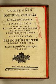 Cover of: Compendio da doutrina christãa na lingua portugueza, e brasilica