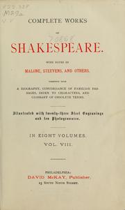 Complete Works of Shakespeare in Eight Volumes