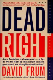 Cover of: Dead right
