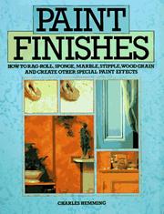 Paint finishes by Charles Hemming