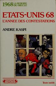 Cover of: Etats-Unis 68 by André Kaspi