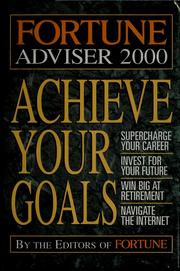 Cover of: Fortune adviser 2000: achieve your goals