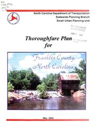 Cover of: Franklin County thoroughfare plan