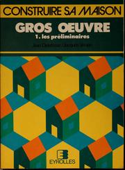 Cover of: Gros oeuvre by Jean Delefosse