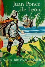 Cover of: Juan Ponce de Leon by Nina Brown Baker