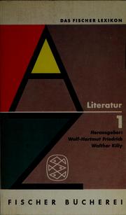 Cover of: Literatur by Wolf-Hartmut Friedrich