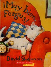 Cover of: Muy bien, Fergus! by David Shannon