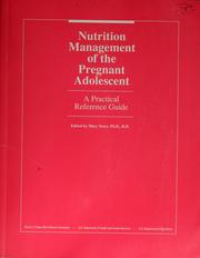 Cover of: Nutrition management of the pregnant adolescent by Mary Story